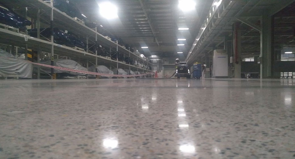 Concrete Floor Polishing – BMW