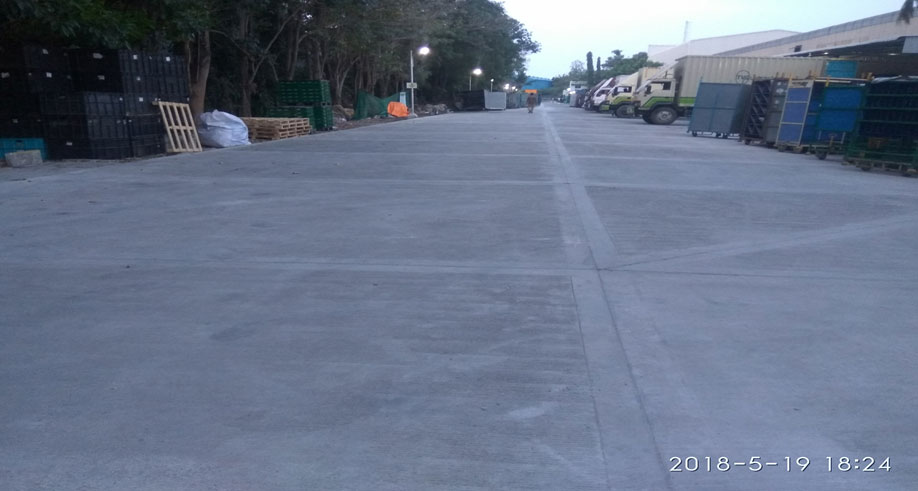 Concrete Road Laying Work – TAFE