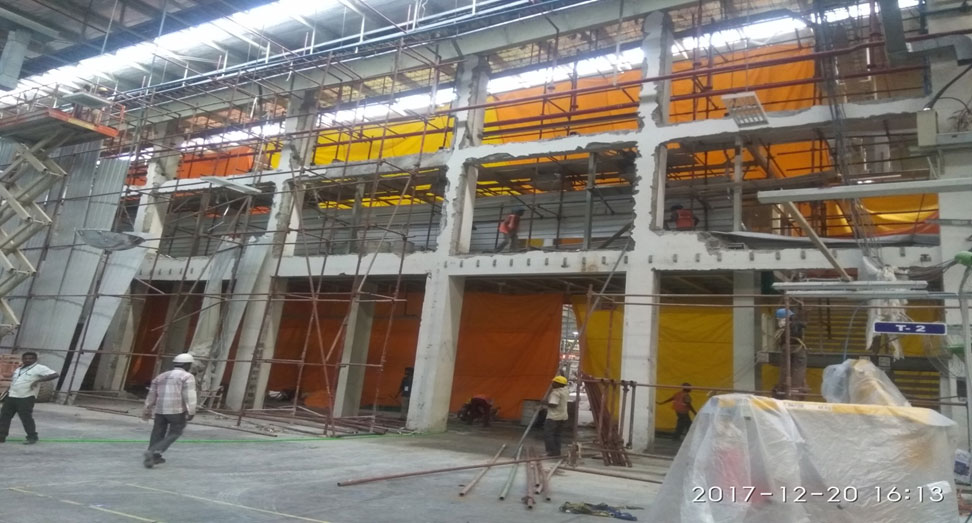Fire Wall Demolition – BMW