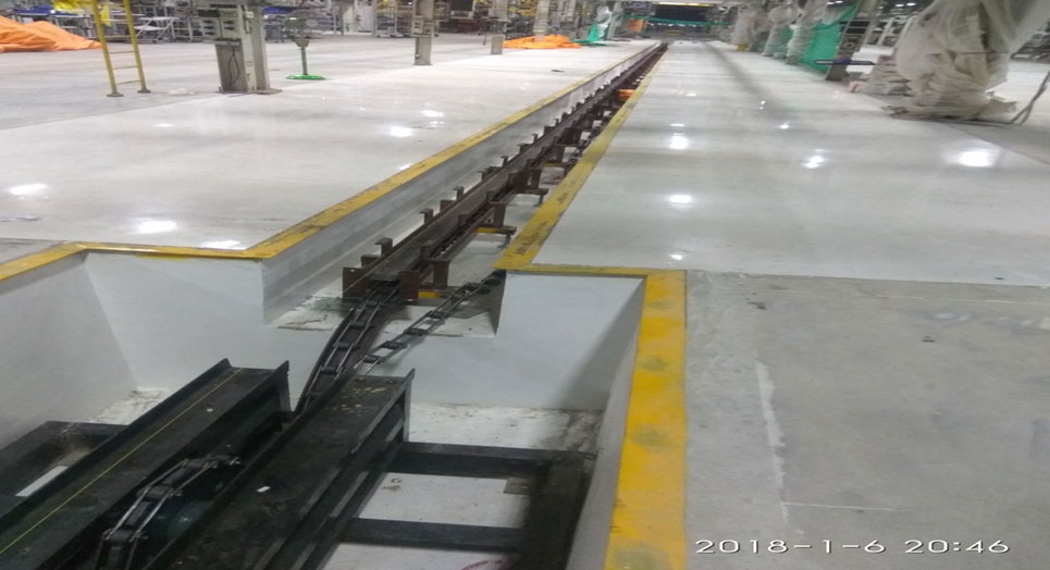 PIT CONSTRUCTION IN TRIM LINE – BMW